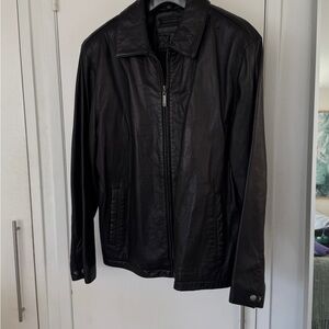 Men's Black Lambskin Leather Jacket